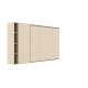 SMARTBett Murphy  Bed SET M2 140x200 Horizontal and Cupboard