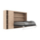 SMARTBett Murphy  Bed SET M2 140x200 Horizontal and Cupboard