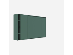 SMARTBett Murphy Bed SET M2 160x200 Horizontal and Cabinet