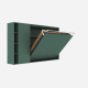 SMARTBett Murphy Bed SET M2 160x200 Horizontal and Cabinet