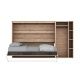 SMARTBett Murphy Bed SET M2 160x200 Horizontal and Cabinet