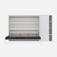 SMARTBett Murphy Bed SET M2 160x200 Horizontal and Cabinet White