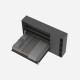 SMARTBett Murphy Bed SET M2 160x200 Horizontal and Cabinet Anthracite