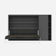 SMARTBett Murphy Bed SET M2 160x200 Horizontal and Cabinet Anthracite