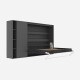 SMARTBett Murphy Bed SET M2 160x200 Horizontal and Cabinet Anthracite