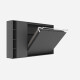 SMARTBett Murphy Bed SET M2 160x200 Horizontal and Cabinet Anthracite