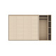 SMARTBett Murphy Bed SET M2 160x200 Horizontal and Cabinet Kayserberg Oak