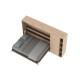 SMARTBett Murphy Bed SET M2 160x200 Horizontal and Cabinet Wild Oak