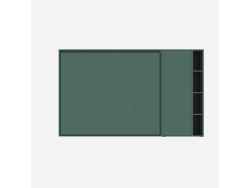 SMARTBett living room wall unit SET M2 wall bed 140x200...