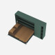 SMARTBett Murphy Bed SET M2 160x200 Horizontal and Cabinet Stone green