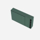 SMARTBett Murphy Bed SET M2 160x200 Horizontal and Cabinet Stone green