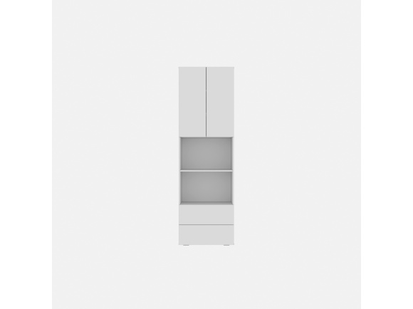 SMARTBett Schrank STA.2.0017 (Serie M3 Tiefe 55 cm) Breite 70 cm Weiss