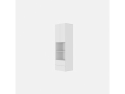 SMARTBett Schrank STA.2.0017 (Serie M3 Tiefe 55 cm) Breite 70 cm Weiss