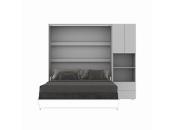 SMARTBett Schrank STA.2.0017 (Serie M3 Tiefe 55 cm) Breite 70 cm Perlgrau