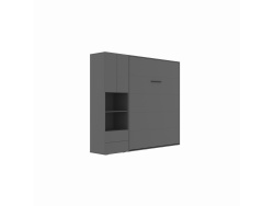 SMARTBett wardrobe STA.2.0017 (Series M3, depth 55 cm), width 70 cm Anthracite