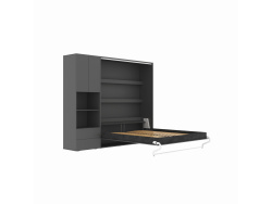 SMARTBett wardrobe STA.2.0017 (Series M3, depth 55 cm), width 70 cm Anthracite