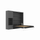 SMARTBett wardrobe STA.2.0017 (Series M3, depth 55 cm), width 70 cm Anthracite