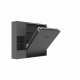 SMARTBett wardrobe STA.2.0017 (Series M3, depth 55 cm), width 70 cm Anthracite