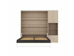 SMARTBett wardrobe STA.2.0017 (Series M3, depth 55 cm), width 70 cm Kayserberg Oak