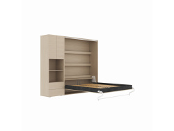 SMARTBett wardrobe STA.2.0017 (Series M3, depth 55 cm), width 70 cm Kayserberg Oak