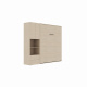 SMARTBett wardrobe STA.2.0017 (Series M3, depth 55 cm), width 70 cm Kayserberg Oak