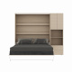SMARTBett wardrobe STA.2.0017 (Series M3, depth 55 cm), width 70 cm Kayserberg Oak