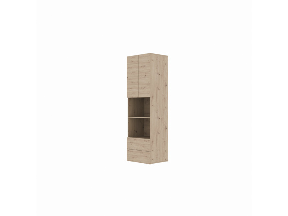 SMARTBett wardrobe STA.2.0017 (Series M3, depth 55 cm), width 70 cm Wild Oak