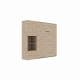 SMARTBett wardrobe STA.2.0017 (Series M3, depth 55 cm), width 70 cm Wild Oak