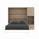SMARTBett wardrobe STA.2.0017 (Series M3, depth 55 cm), width 70 cm Wild Oak