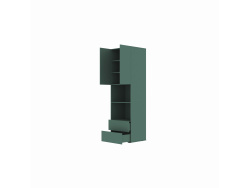 SMARTBett Schrank STA.2.0017 (Serie M3 Tiefe 55 cm) Breite 70 cm Steingrün