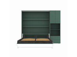 SMARTBett Schrank STA.2.0017 (Serie M3 Tiefe 55 cm) Breite 70 cm Steingrün