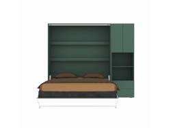 SMARTBett Schrank STA.2.0017 (Serie M3 Tiefe 55 cm) Breite 70 cm Steingrün