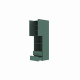 SMARTBett Schrank STA.2.0017 (Serie M3 Tiefe 55 cm) Breite 70 cm Steingrün
