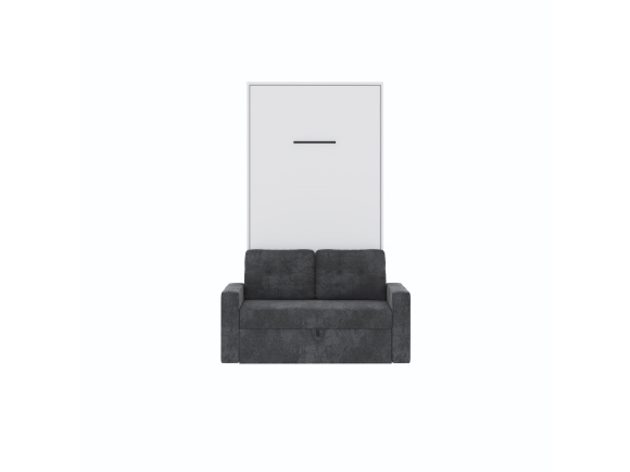 SMARTBett wall bed M3 (depth 55 cm) vertical 100x200 incl. sofa