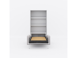 SMARTBett Murphy Bed M3 (depth 55 cm) vertical 100x200 White  incl. SOFA