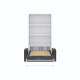 SMARTBett Murphy Bed M3 (depth 55 cm) vertical 100x200 White  incl. SOFA