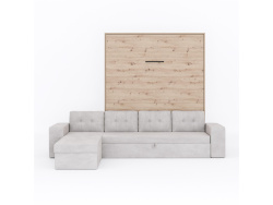 SMARTBett Schrankbett M3 (Tiefe 55cm) Vertikal 180x200...
