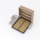 SMARTBett wall bed M3 (depth 55cm) vertical 180x200 Wild Oak incl. L-shaped corner sofa sand grey