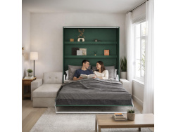 SMARTBett Schrankbett M3 (Tiefe 55cm) Vertikal 180x200...