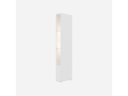 SMARTBett Narrow Storage Shelf M3/M2 – 55 cm Depth, LED Included White