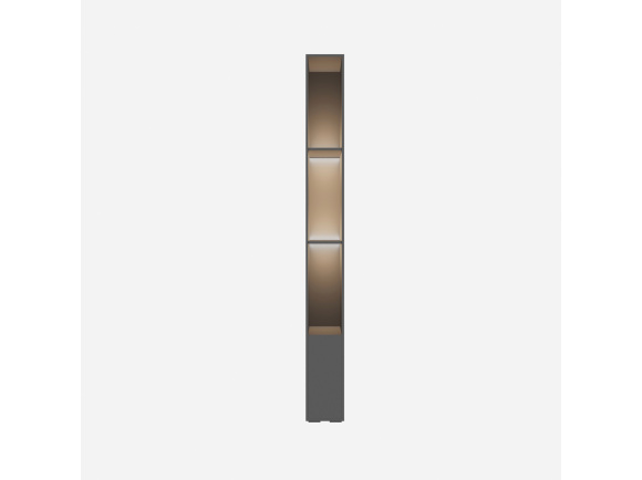 SMARTBett schmales Standregal M3 (Tiefe 55 cm) LED Beleuchtung