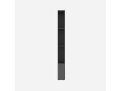 SMARTBett Schmales Regal STA.0021 M3/M2 (55 cm Tiefe) inkl. LED-Beleuchtung Anthrazit