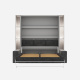 SMARTBett Narrow Storage Shelf M3/M2 – 55 cm Depth, LED Included Pearl grey