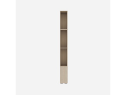 SMARTBett Narrow Storage Shelf M3/M2 – 55 cm Depth, LED Included Kaiserberg Oak