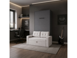 SMARTBett Schrankbett M3 (Tiefe 55 cm) Vertikal 100x200...