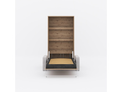 SMARTBett Murphy Bed M3 (depth 55 cm) vertical 100x200 White  incl. SOFA