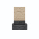 SMARTBett wall bed M3 (depth 55 cm) vertical 100x200 Wild Oak incl. sofa