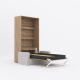 SMARTBett Murphy Bed M3 (depth 55 cm) vertical 100x200 White  incl. SOFA