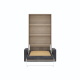 SMARTBett Murphy Bed M3 (depth 55 cm) vertical 100x200 Kayserberg Oak incl. SOFA