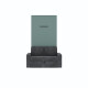 SMARTBett Murphy Bed M3 (depth 55 cm) vertical 100x200 Stonegreen  incl. SOFA